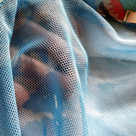 MALOKA Portugal sheer tunic blouse Sz 2 Mother PEARL buttons ART TO WEAR EUROPE - Picture 14 of 14